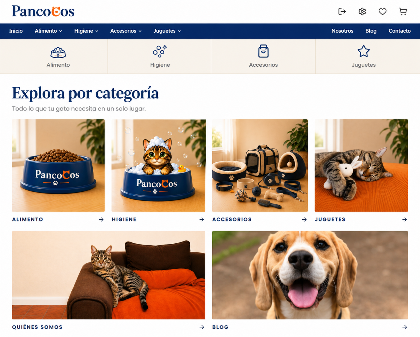 Sitio Web Front